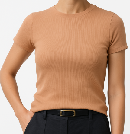 Modelo vestindo tshirt